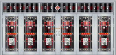 不銹鋼門廠報價 品牌六開門專業供應 佛山市禪城區振宏門業加工廠